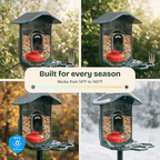 Easy Bird One Smart Bird Feeder with 2K+ Camera